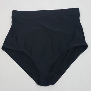 NWT Swim By Cacique Black swimwear Bottoms size 2